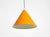 Louis Poulsen Vintage Model Billiard Pendant Lamp in Orange Metal by Louis Poulsen, 1970s For Sale - Image 4 of 17