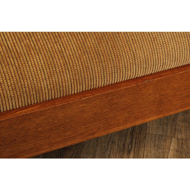 1990s Stickley Mission Collection Oak Spindle Settle For Sale - Image 5 of 12