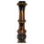 Wood Ebonized Gilt Chinoiserie Round Side Accent Pedestal Table For Sale - Image 7 of 12