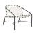 Brown Jordan Kantan Aluminum Vinyl Lounge Chair, Textured Pewter frame with White Lite fabric For Sale - Image 12 of 12
