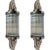 Vintage Art Deco Skyscraper Wall Sconces Fixture in Nickel Brass & Glass - a Pair For Sale