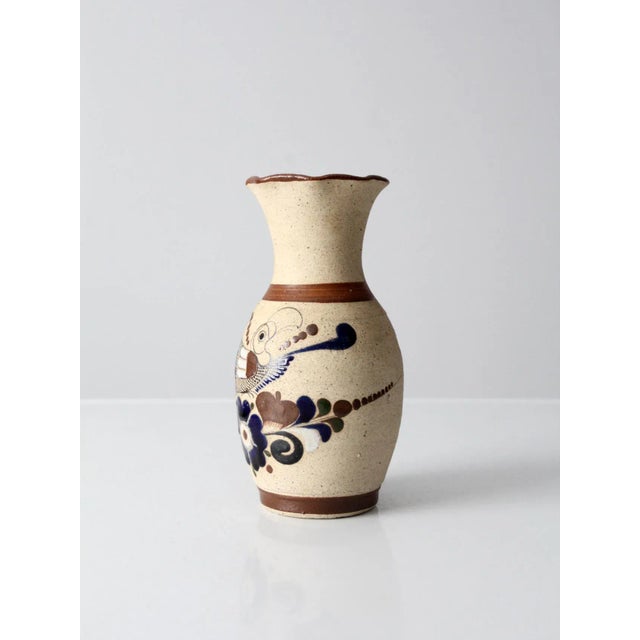 Mid-Century Modern Vintage Tonala Vase For Sale - Image 3 of 10