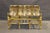 1970s Unique Egyptian Revival Gilded Figural Bench With Carved Lions For Sale - Image 5 of 17