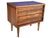 1960s 1960s Pair of Mid-Century Modern Walnut Nightstands With Recessed Pulls For Sale - Image 5 of 14