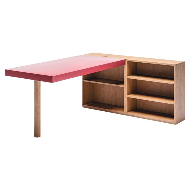LC16 Writing Desk with Shelves by Le Corbusier for Cassina For Sale