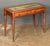 English Writing Table or Desk of Mahogany With Leather Top For Sale - Image 4 of 12