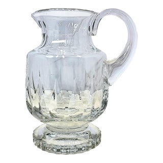 Late 20th Century Villeroy & Boch "Arabelle" Crystal Pitcher For Sale