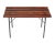 Early 20th Century Small Slat Rosewood Bench For Sale - Image 5 of 8