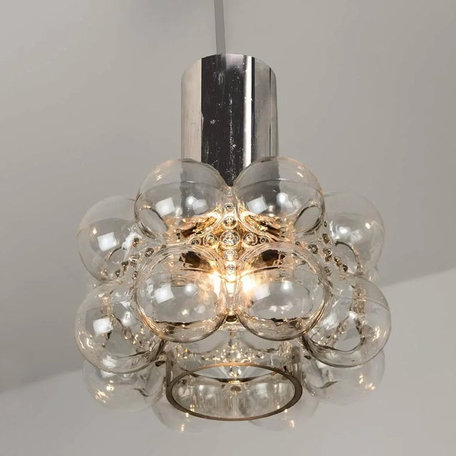 Cascade Light Fixture with Five Pedant Lights by Helena Tynell, 1960s For Sale - Image 6 of 18