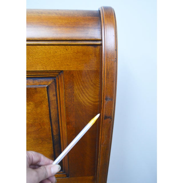 Wood Ethan Allen King Bed For Sale - Image 7 of 11