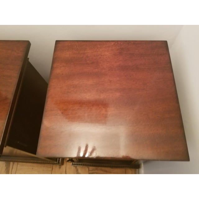 Brown Traditional Century Furniture Commodes - a Pair For Sale - Image 8 of 10