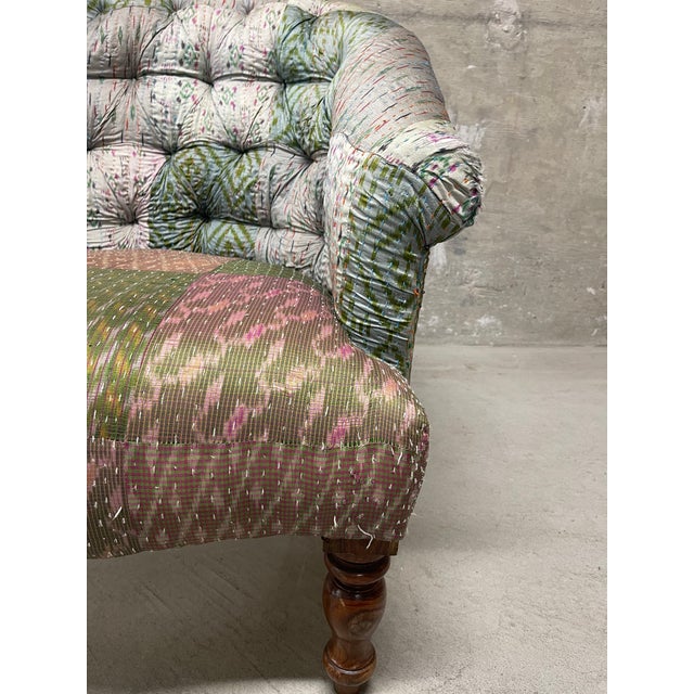 Traditional Tufted Tub Chair For Sale - Image 10 of 13