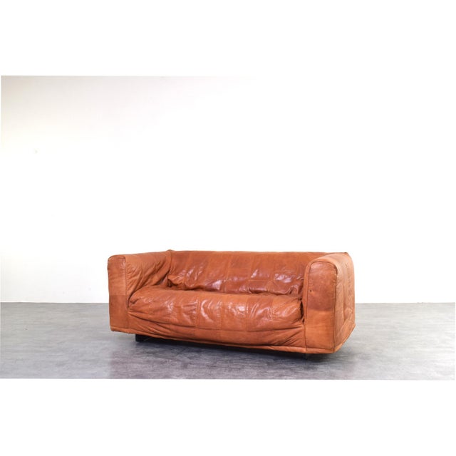 Mid-Century Modern Leather Clip Sofa by Noboru Nakamura for Ikea, 1980s. For Sale - Image 3 of 13