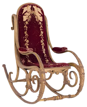 Rocking Chair by Michael Thonet for Anton Fix, 1850s