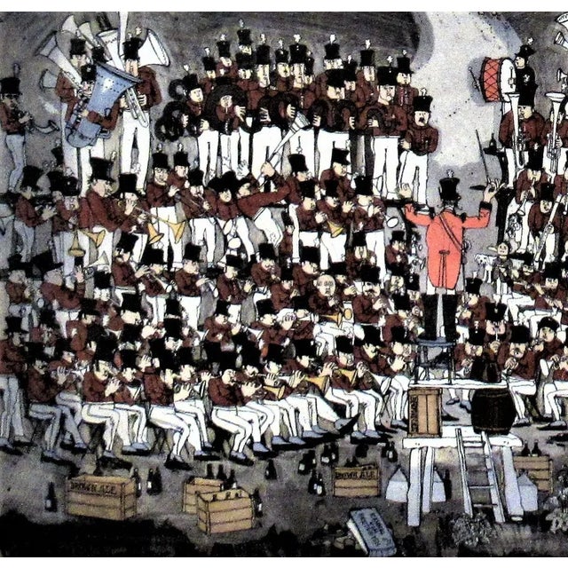 Figurative Graham Clarke, "Waterloo Volunteers" From the suite "History of England", 1985 For Sale - Image 3 of 8