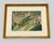 1950 Mid-Century Modernist Rural Landscape Watercolor, Signed & Framed For Sale - Image 11 of 11