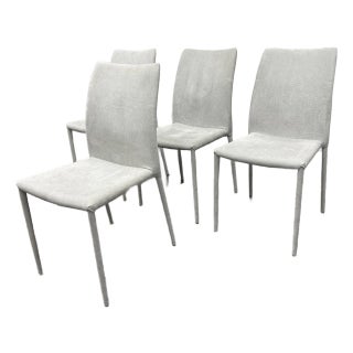 Crate & Barrel Sonnet Dining Chairs, Set of Four For Sale