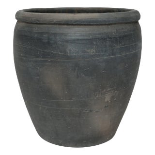 Chinese Black Clay Vessel, c. 1900 For Sale