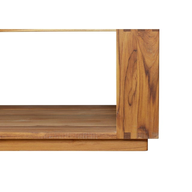 2020s Imperial Grove Outdoor Solid Teak Wood Coffee Table For Sale - Image 5 of 9