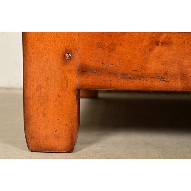 Baker Furniture Italian Provincial Carved Maple Sideboard Buffet or Bar Cabinet For Sale - Image 12 of 18