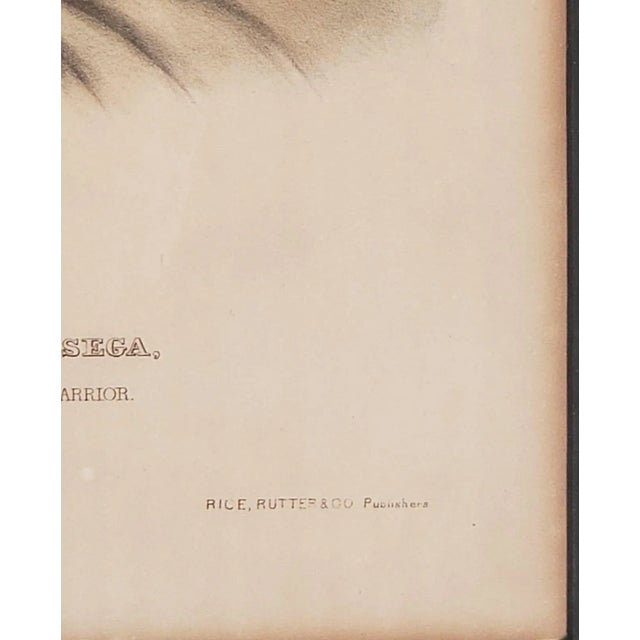 19th Century Hand-Colored Engraving of American Indians, 19th Century For Sale - Image 5 of 7