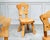 Brutalist Brutalist Chairs in Elm, 1950, Set of 6 For Sale - Image 3 of 11