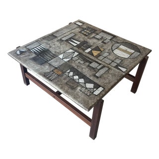 Les 2 Potiers Coffee Table, 1965 For Sale