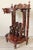 Vintage Ornate Mahogany Wood Fretwork Magazine Rack Side/End Accent Table W/ Drawer For Sale - Image 12 of 12