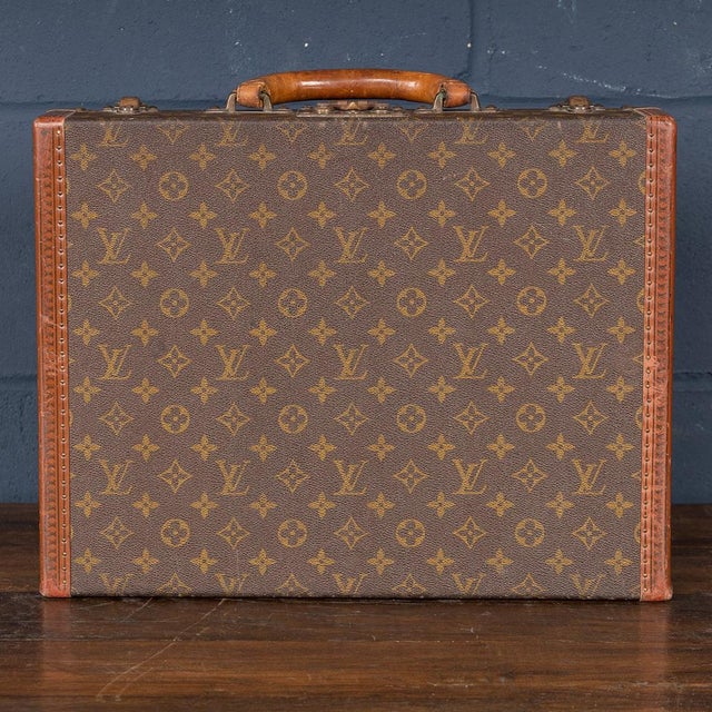 Vintage French President Briefcase in Monogram Canvas from Louis Vuitton, 1990 For Sale - Image 6 of 18