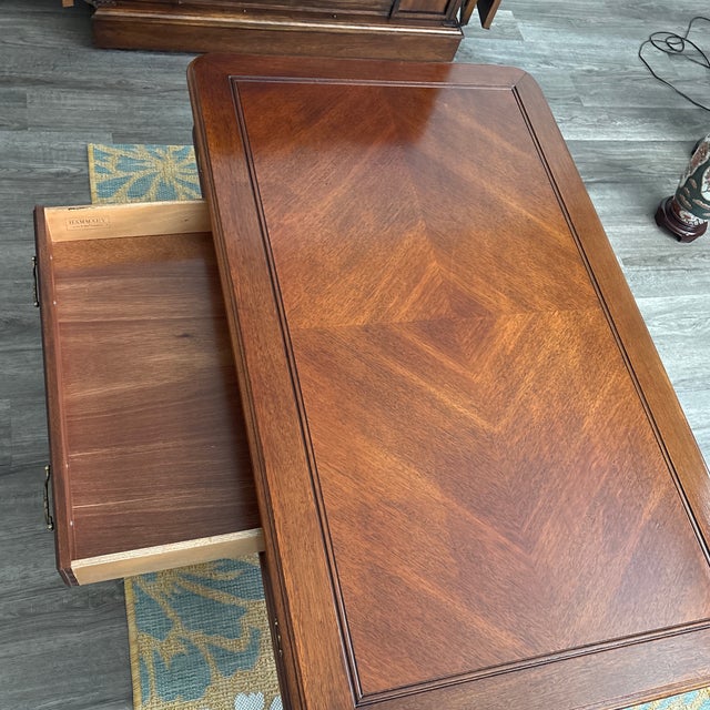 Wood Rectangular Cocktail Table For Sale - Image 7 of 9