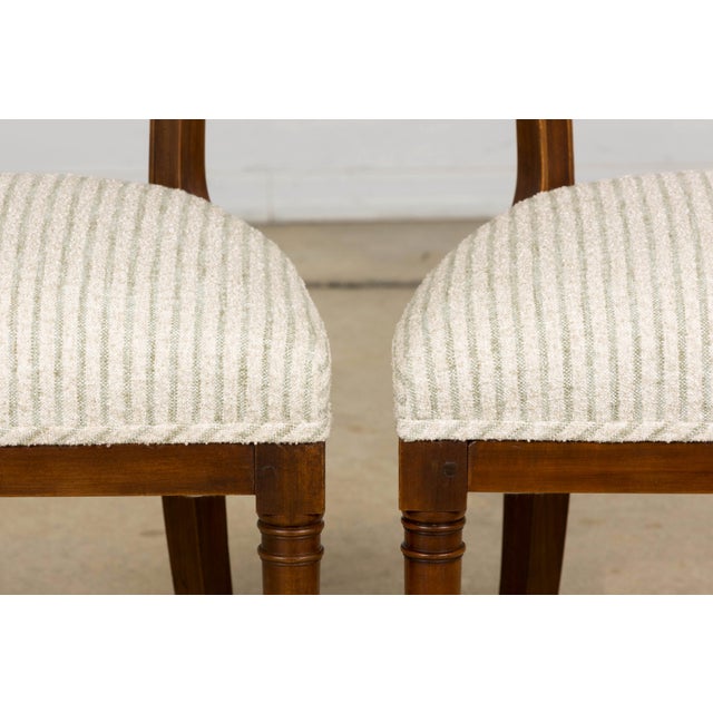 Set of 8 French Directoire Walnut Dining Chairs, Early 19th Century For Sale - Image 10 of 18