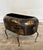 Metal Stunning Late Twentieth Century Theodore Alexander Black Asian Chinoiserie Toleware Metal Floor Jardiniere Planter With Cabriole Legs For Sale - Image 7 of 9