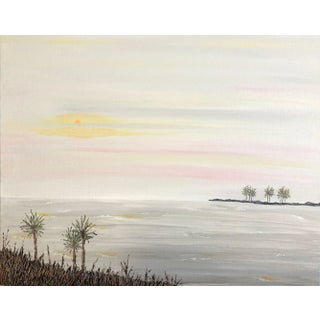 "At Peace" Contemporary Original Seascape Painting by Deb Bossert For Sale