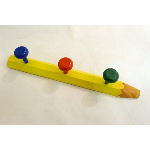 Pencil Wall Hooks in the style of P. Sala, 1980s For Sale - Image 4 of 9