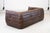 Vintage Two-Seater Togo Sofa with Arms in Brown Leather by Michel Ducaroy for Ligne Roset, 1970s For Sale - Image 6 of 18