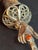 Religious Antique 1812 Silver Torah Pointer Yad - 84 Zolotnik - Filigree & Coral Stone For Sale - Image 3 of 18