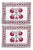 Janvi Red Placemats - a Pair For Sale