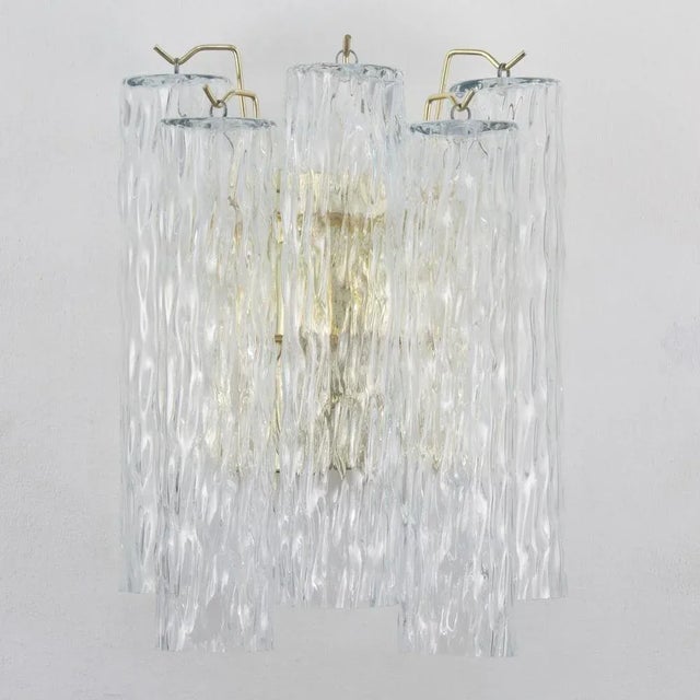 Gold Wall Light with Murano Glass, 1990s For Sale - Image 8 of 11
