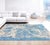 Overdye Blue Wool Area Rug- 3' 3" X 5' 2" For Sale - Image 4 of 4