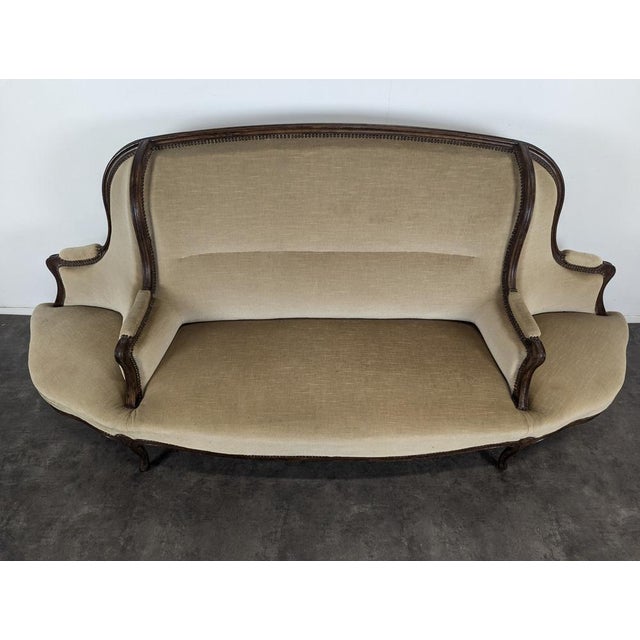 Louis XV Hotel Lobby Bench For Sale - Image 4 of 9
