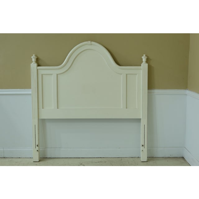 Lexington White Painted Distressed Full Size Bed Headboard Chairish
