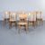 Vintage French Chapel Dining Chairs, 1950s, Set of 6 For Sale - Image 11 of 11