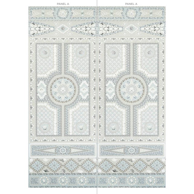 Mary McDonald was inspired by 17th- and 18th-century garden follies when she imagined Shell Grotto Panel A, part of an...