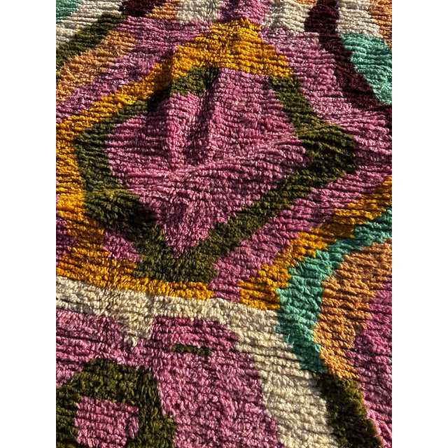 1990s Vintage Berber Moroccan Rug, 1990 For Sale - Image 5 of 10