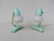 Italian Mint Green Table Lamps, 1950s, Set of 2 For Sale - Image 6 of 12