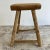 Wood Vintage Elm Wood Stool For Sale - Image 7 of 7