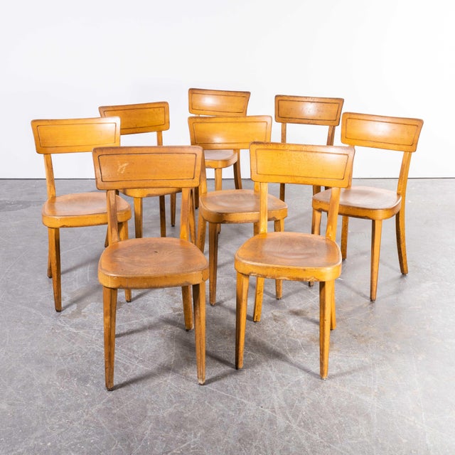 Beech Saddle Back Dining Chair from Horgen Glarus, 1960s For Sale - Image 14 of 14