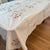 Mid 20th Century Mid 20th Century Hand-Appliquéd & Embroidered French Floral Tablecloth Napkin Set, Service for 12 For Sale - Image 5 of 12