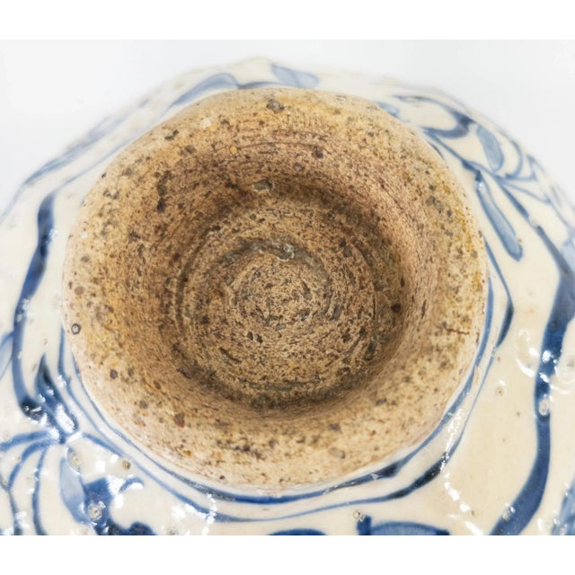 Early Korean Chinoiserie Blue and White Bowl For Sale - Image 10 of 13