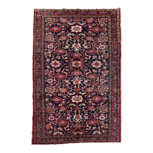 Antique Persian Nanaj Malayer Hand-Knotted Rug 5'3" X 10'8"